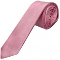 TIES R US Plain Dusty Pink Satin Pocket Square